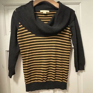 Cowl Neck 3/4 Sleeve Sweater